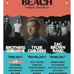 Cavendish Beach Music Festival 2024 Lineup poster image