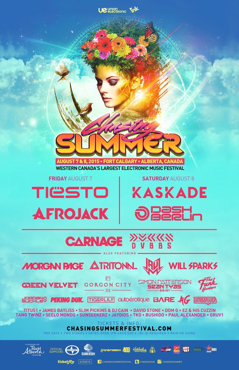 Chasing Summer Music Festival 2015 Lineup | Grooveist