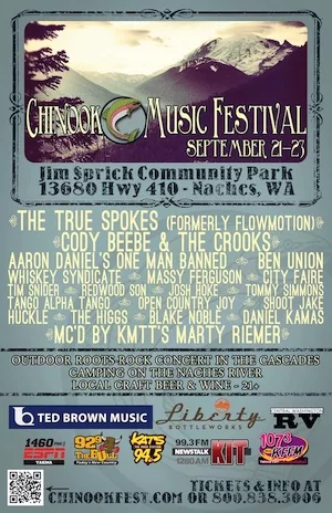 Chinook Fest 2012 Lineup poster image