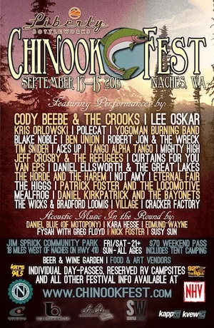 Chinook Fest 2013 Lineup poster image