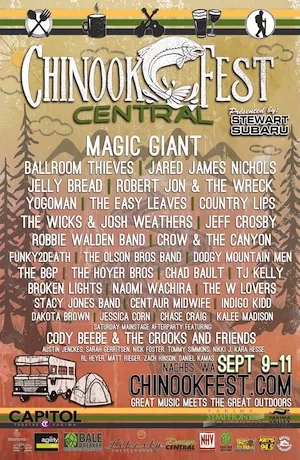 Chinook Fest 2016 Lineup poster image