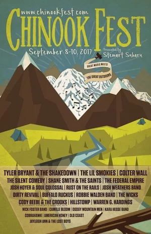 Chinook Fest 2017 Lineup poster image