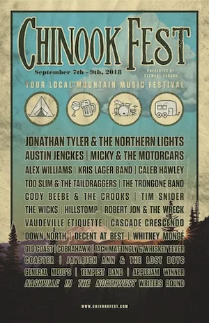 Chinook Fest 2018 Lineup poster image