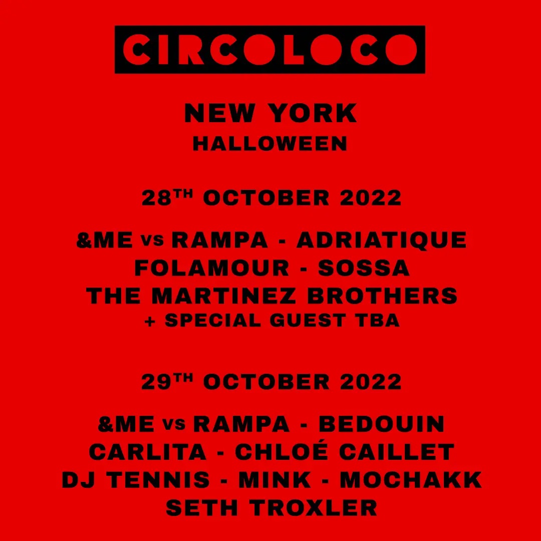 Circoloco New York 2022 Lineup poster image