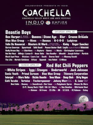 Coachella 2003 Lineup poster image