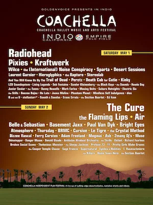 Coachella 2004 Lineup poster image