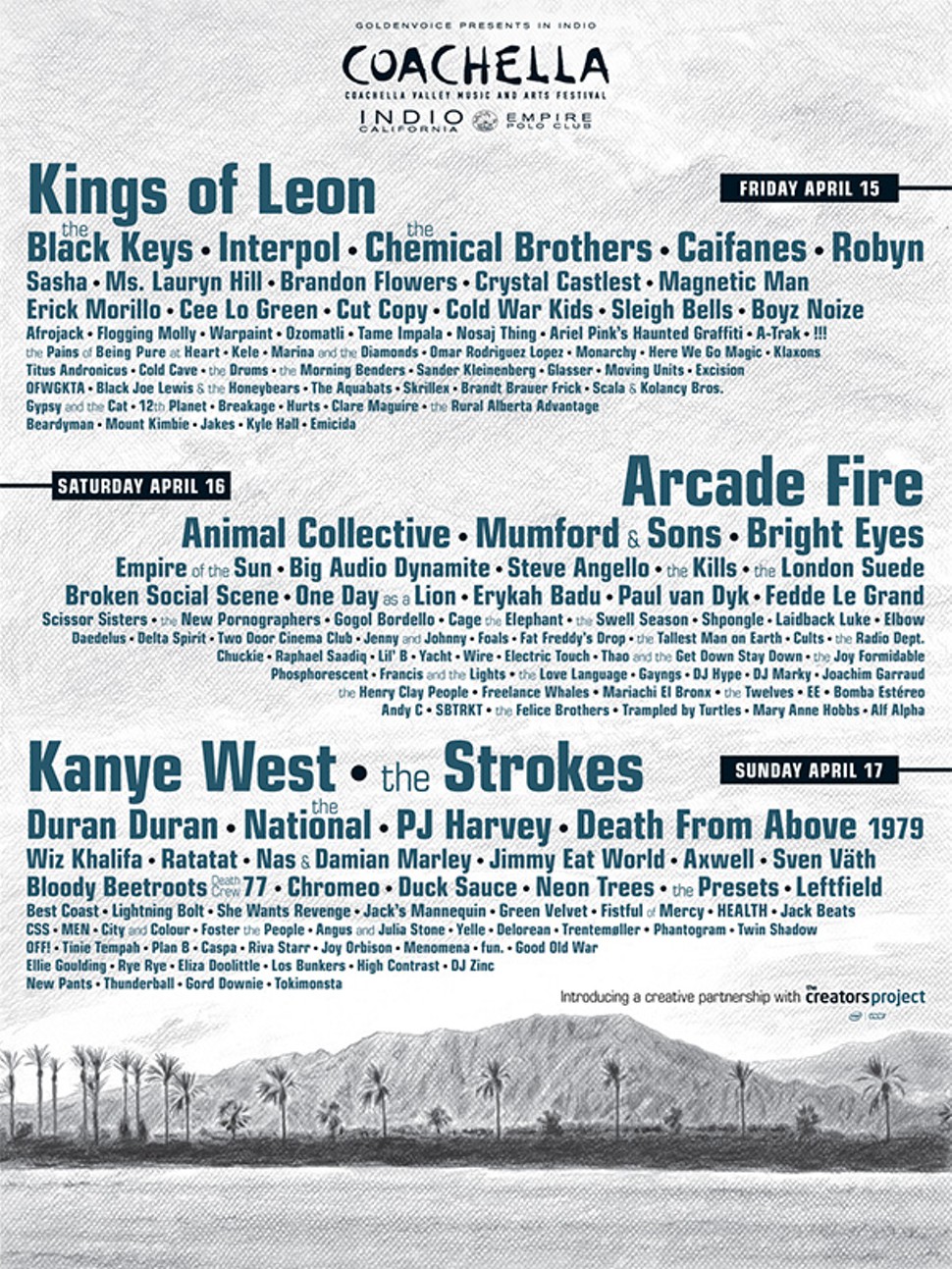 Coachella 2011 Lineup | Grooveist