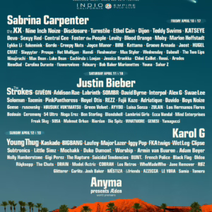 Coachella 2026 Lineup poster image
