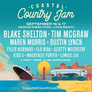 Coastal Country Jam 2023 Lineup poster image