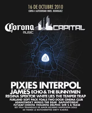 Corona Capital CDMX 2010 Lineup poster image