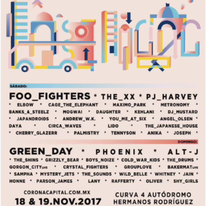 Corona Capital CDMX 2017 Lineup poster image