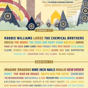 Corona Capital CDMX 2018 Lineup poster image