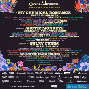 Corona Capital CDMX 2022 Lineup poster image