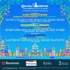 Corona Capital CDMX 2025 Lineup poster image