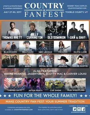 Country Fan Fest 2017 Lineup poster image