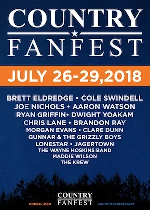 Country Fan Fest 2018 Lineup poster image