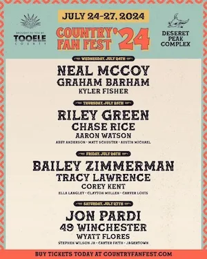 Country Fan Fest 2024 Lineup poster image