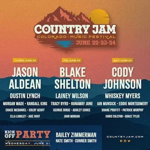 Country Jam Colorado 2023 Lineup poster image