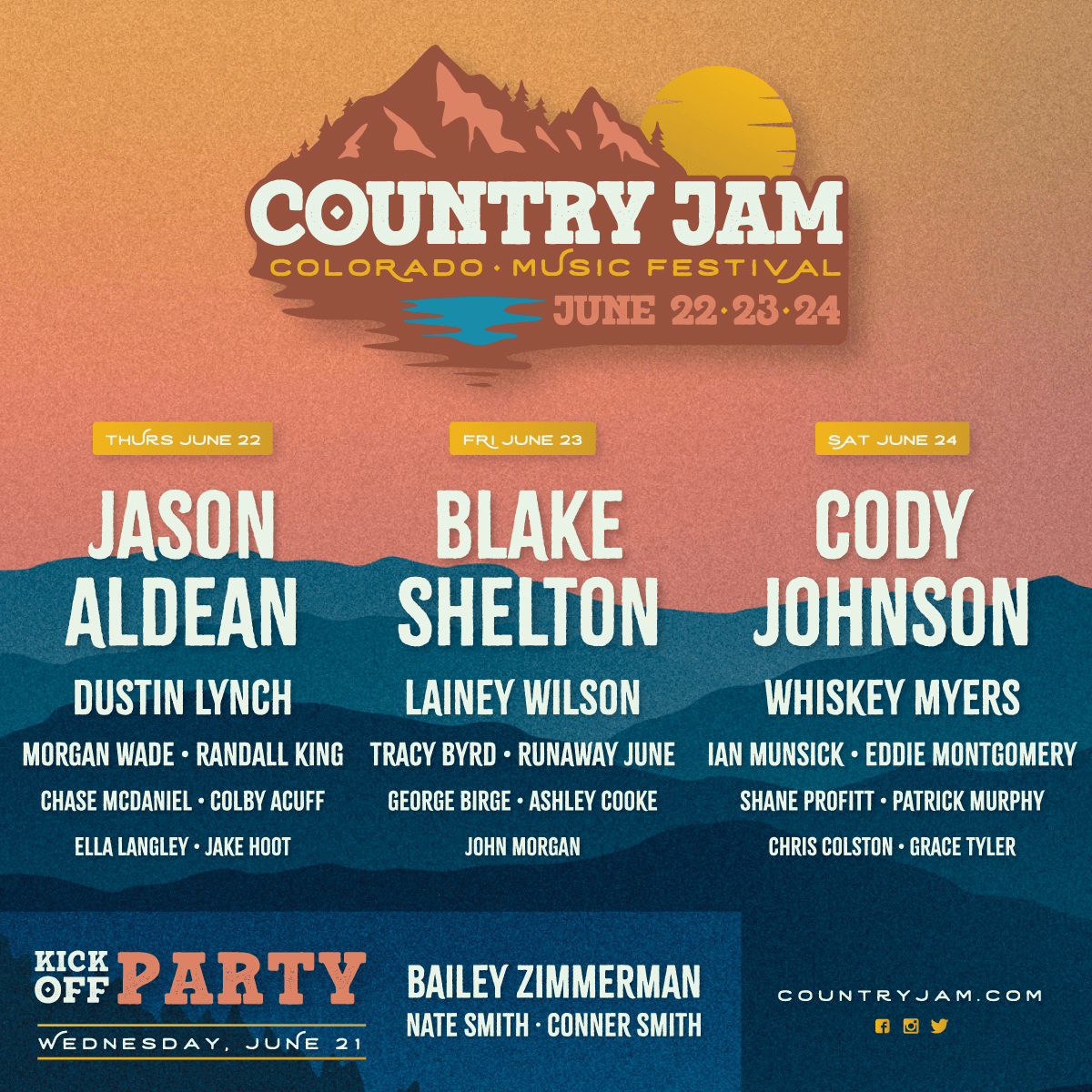 Country Jam Colorado 2023 Lineup Grooveist
