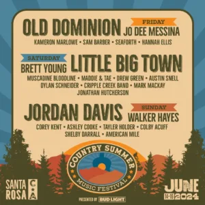 Country Summer Music Festival 2024 Lineup poster image