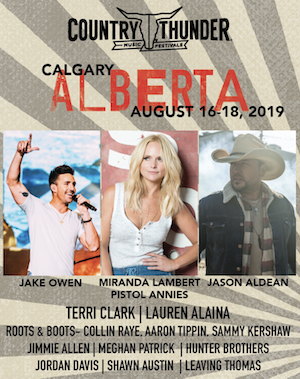 Country Thunder Alberta 2019 Lineup poster image