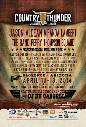 Country Thunder Arizona 2014 Lineup poster image