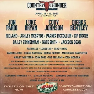 Country Thunder Arizona 2023 Lineup poster image