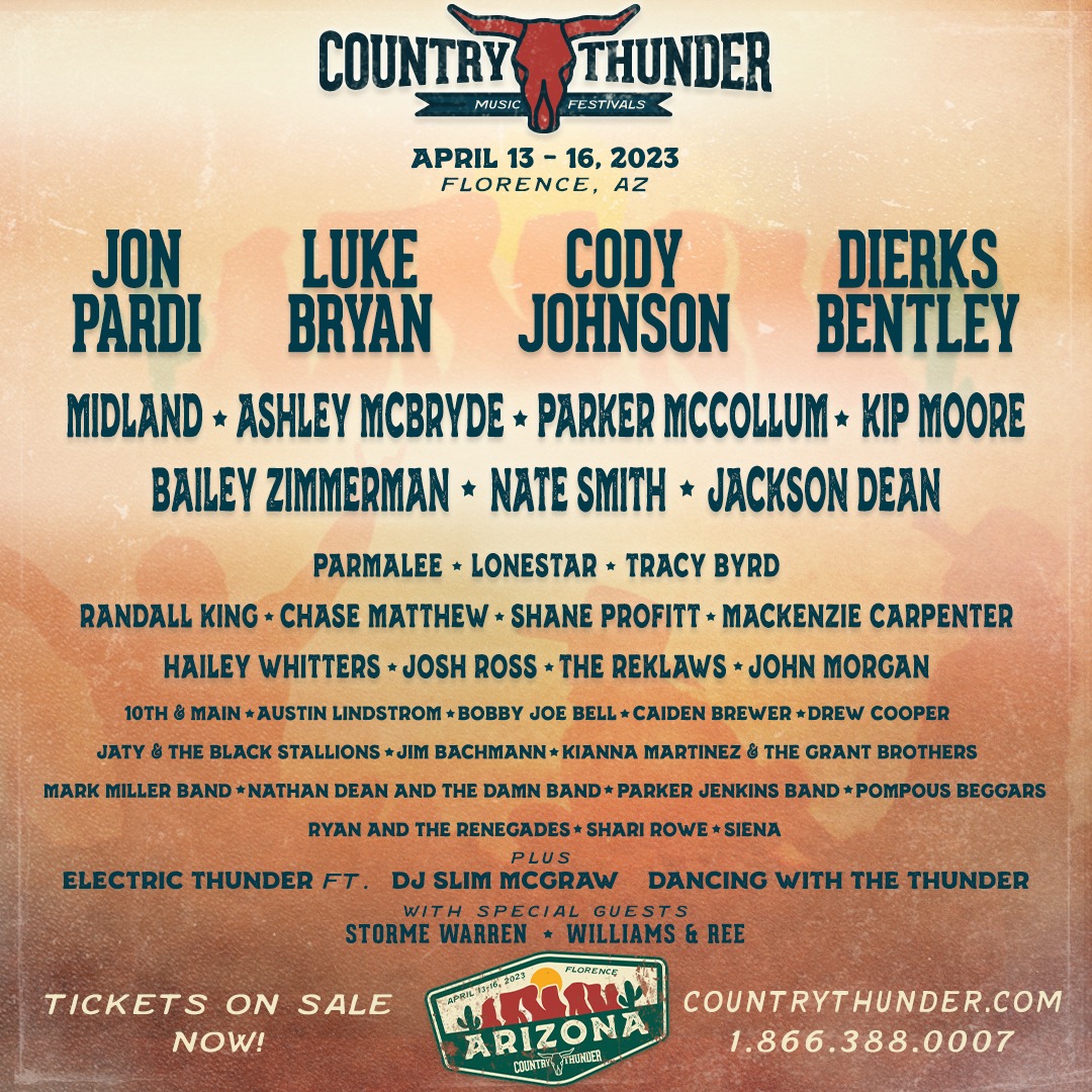 Country Thunder 2024 Arizona Dates Lynna Rosalia