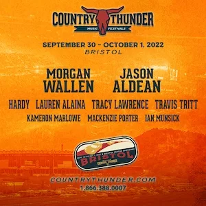 Country Thunder Bristol 2022 Lineup poster image