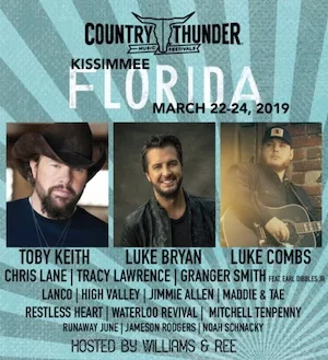 Country Thunder Florida 2019 Lineup poster image