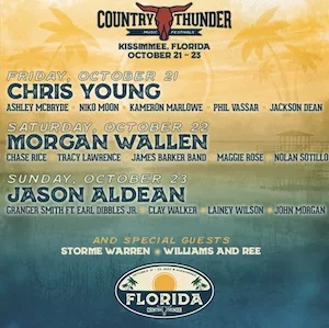 Country Thunder Florida 2022 Lineup poster image