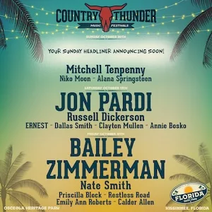 Country Thunder Florida 2024 Lineup poster image