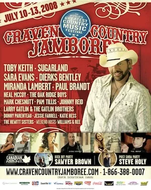 Country Thunder Saskatchewan 2008 Lineup poster image