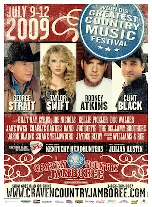 Country Thunder Saskatchewan 2009 Lineup poster image