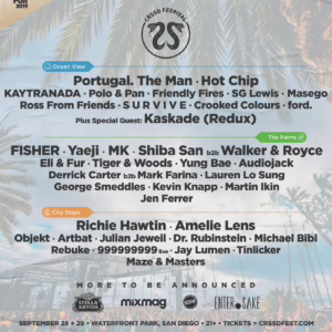 CRSSD Festival Fall 2019 Lineup poster image
