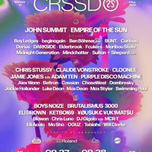 CRSSD Festival Fall 2025 Lineup poster image