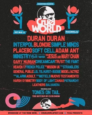 Cruel World Fest 2024 Lineup poster image