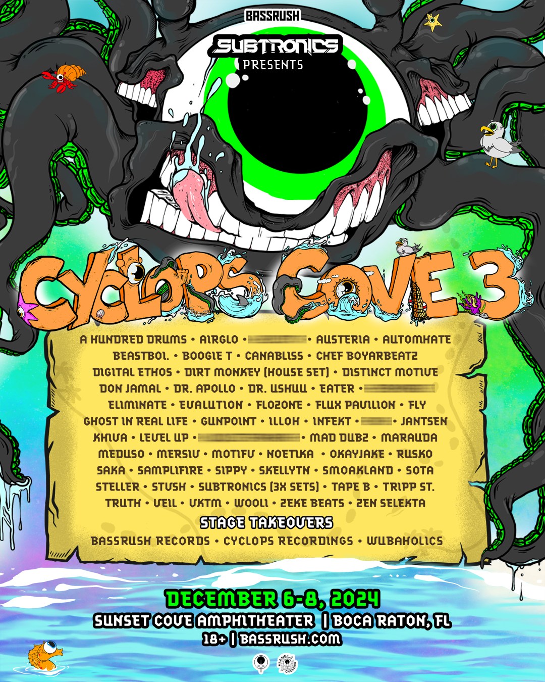 Cyclops Cove 2024 Lineup Grooveist