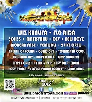 Dancefestopia 2012 Lineup poster image