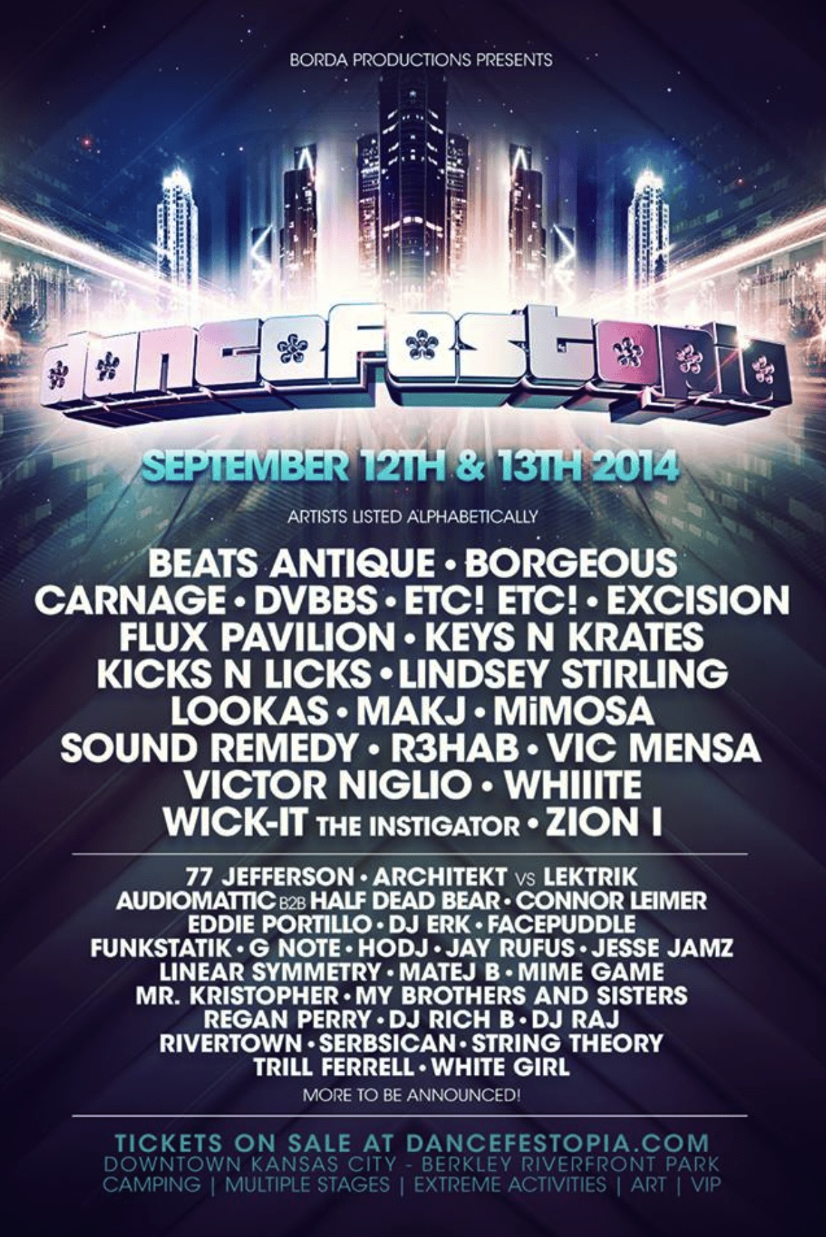 Dancefestopia 2014 Lineup | Grooveist