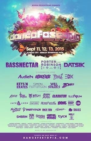 Dancefestopia 2015 Lineup poster image