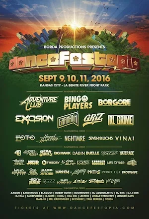 Dancefestopia 2016 Lineup poster image