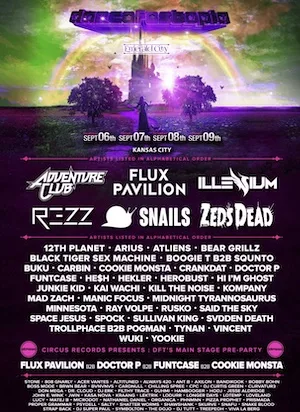 Dancefestopia 2018 Lineup poster image