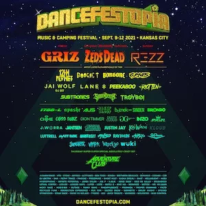 Dancefestopia 2021 Lineup poster image