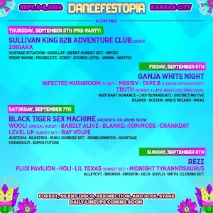 Dancefestopia 2024 Lineup poster image