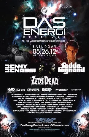 Das Energi Festival 2012 Lineup poster image