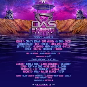 Das Energi Festival 2021 Lineup poster image