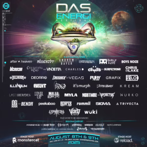 Das Energi Festival 2025 Lineup poster image