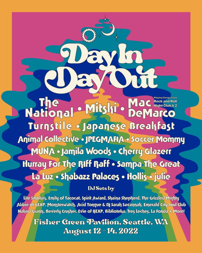 day in day out fest 2022 lineup poster