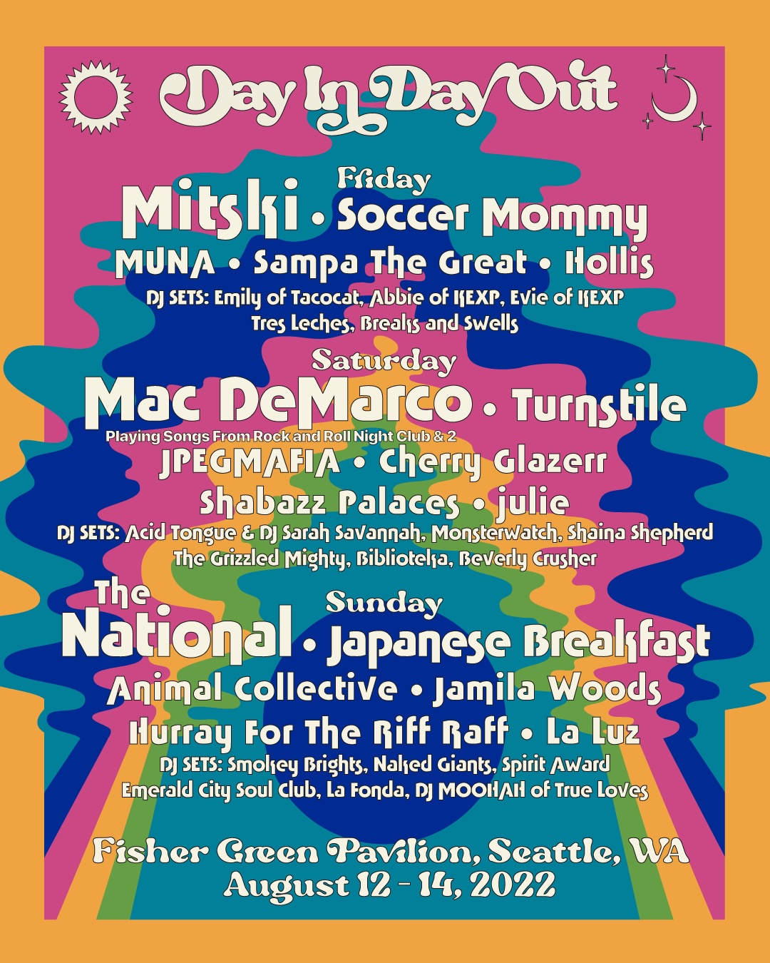 Day In Day Out Fest 2022 lineup poster